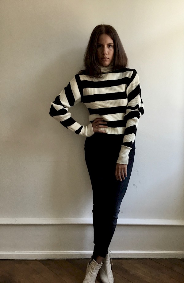 Vintage JPG Jean Paul Gaultier Wool stripes Acne Jeans customized